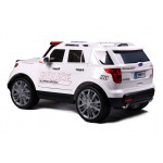 Elektrické autíčko - policajné SUV - biele